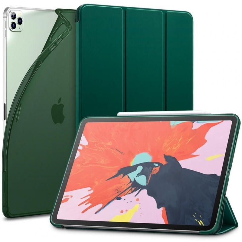 Hurtownia ESR - 4894240108369 - ESR172GRN - Etui ESR Rebound Slim Apple iPad Pro 12.9 2018/2020 (3. i 4. generacji) Pine Green - B2B homescreen