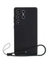 Hurtownia GSM - Silikonový obal s magnetickým kroužkem Bizon Case Silicone Magnetic pro Samsung Galaxy S25 Ultra černý - BIZ8251 - {ean13} - Hurt