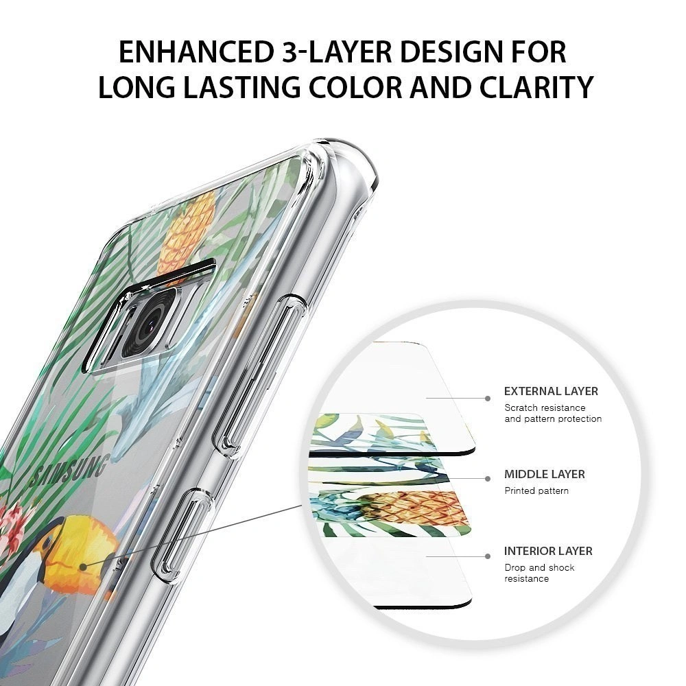Hurtownia GSM - Etui Ringke Fusion Design Samsung Galaxy S8 Plus Aloha Paradise - RGK480ALH - {ean13} - Hurt