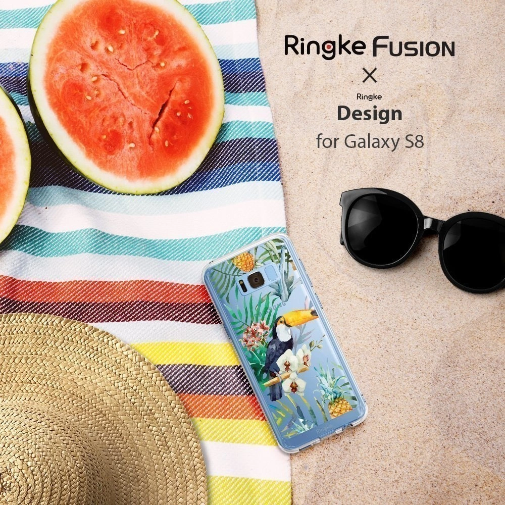 Hurtownia GSM - Etui Ringke Fusion Design Samsung Galaxy S8 Plus Aloha Paradise - RGK480ALH - {ean13} - Hurt