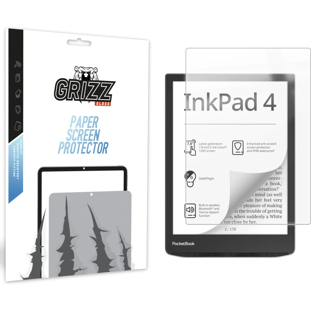 Hurtownia GSM - GrizzGlass PaperScreen Taschenbuch InkPad 4 - GRZ12796 - {ean13} - Hurt