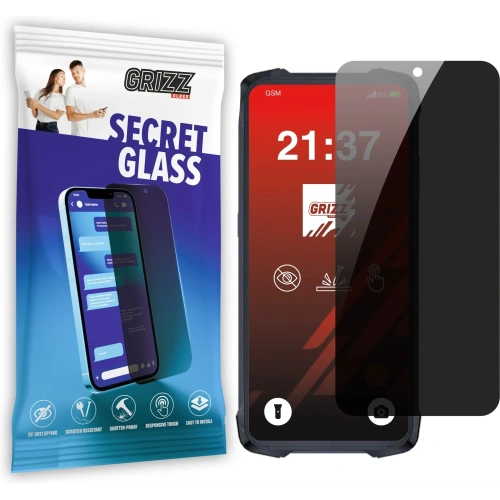 Matowe szkło prywatyzujące GrizzGlass SecretGlass do Cubot King Kong 9