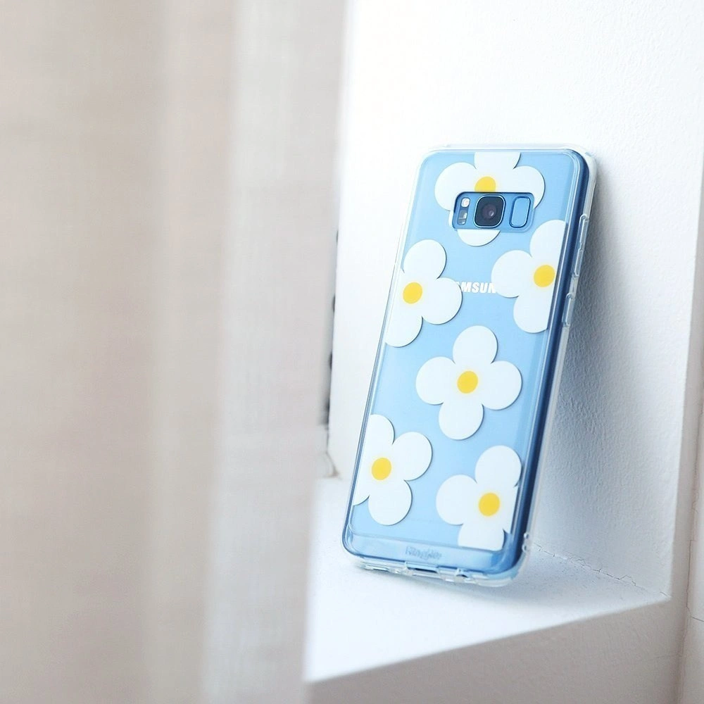 Hurtownia GSM - Etui Ringke Fusion Design Samsung Galaxy S8 Plus Bílé sedmikrásky - RGK483WHT - {ean13} - Hurt