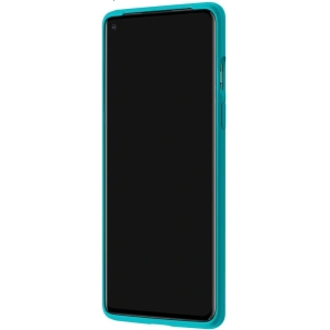 Wholesale OnePlus 8 Sandstone Bumper Case Cyan - OPL002CYA - {ean13} - Hurt