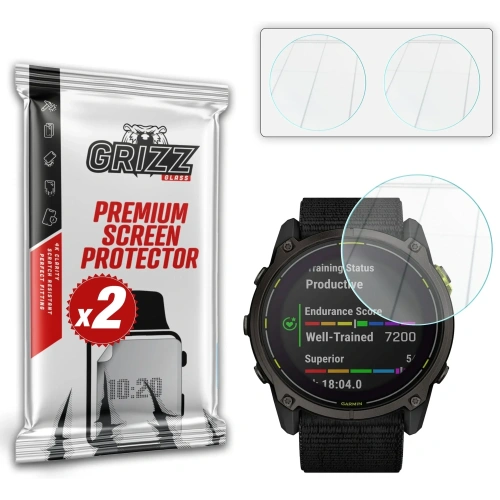 Szkło hybrydowe GrizzGlass HybridGlass do Garmin Enduro 3