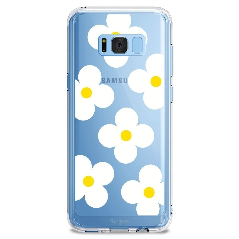 Hurtownia GSM - Etui Ringke Fusion Design Samsung Galaxy S8 Plus Bílé sedmikrásky - RGK483WHT - {ean13} - Hurt