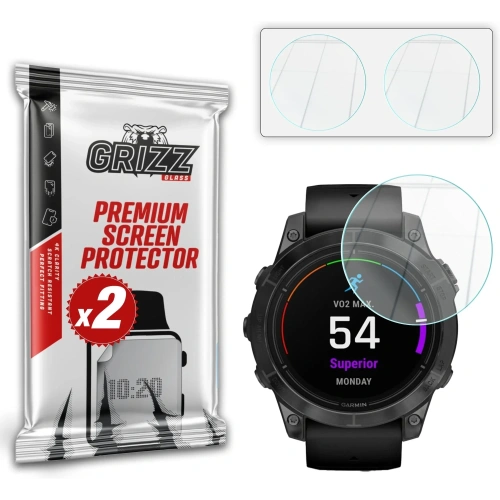 Szkło hybrydowe GrizzGlass HybridGlass do Garmin epix Pro gen. 2 51mm