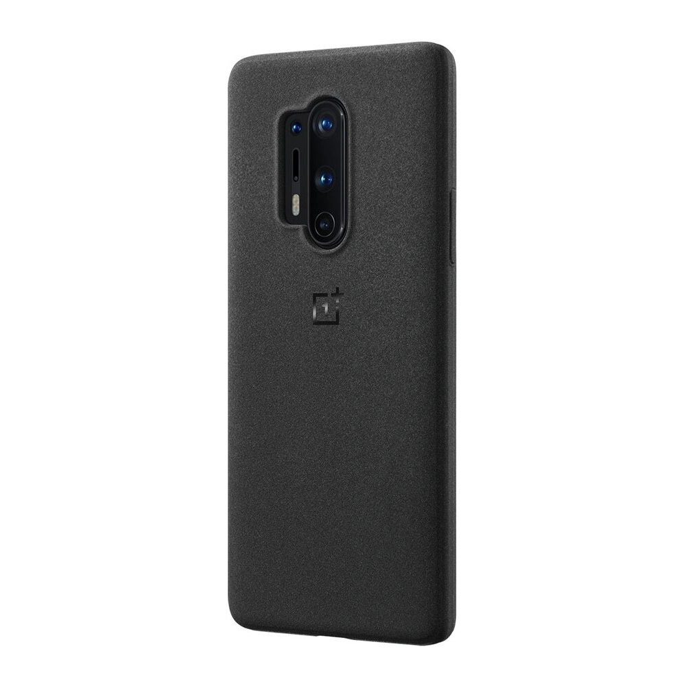 Wholesale OnePlus 8 Pro Sandstone Bumper Case Black - OPL006BLK - {ean13} - Hurt