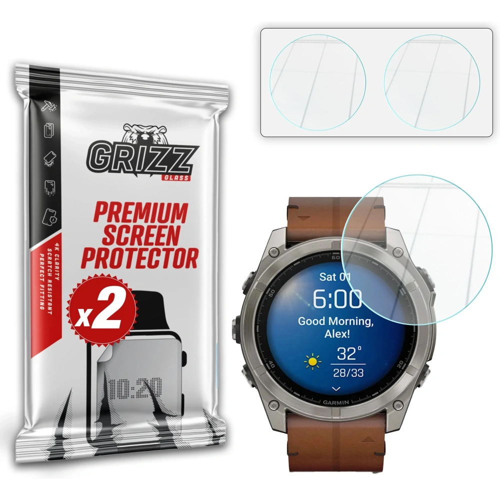 Wholesale GrizzGlass HybridGlass Garmin Fenix 8 51mm - GRZ12886 - {ean13} - Hurt