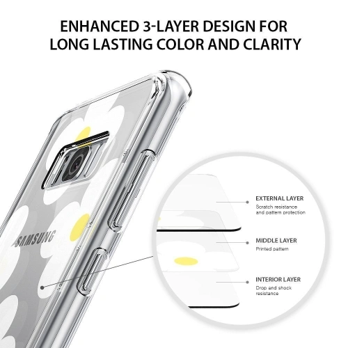 Kup Etui Ringke Fusion Design Samsung Galaxy S8 Plus White Daisies - 8809550340305 - RGK483WHT - Home Screen