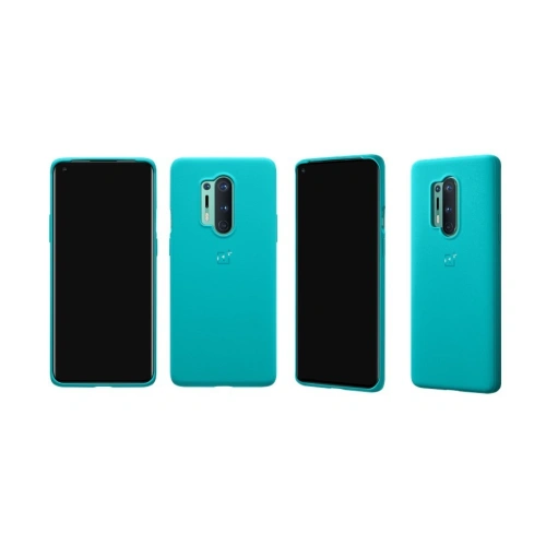 Etui OnePlus 8 Pro Sandstone Bumper Case Cyjanowy