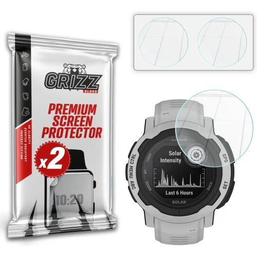 Szkło hybrydowe GrizzGlass HybridGlass do Garmin Instinct 2 45mm