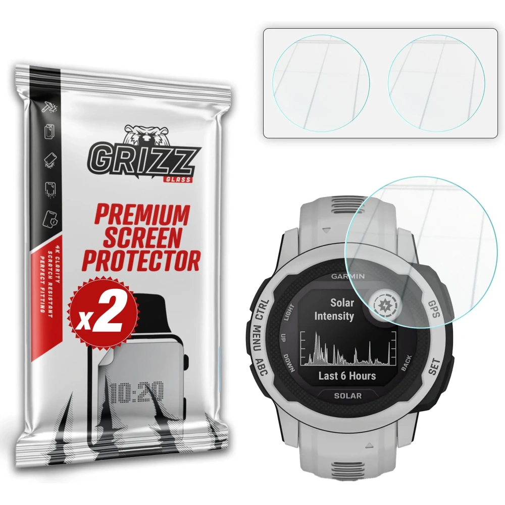 Hurtownia GSM - Hybidní sklo GrizzGlass HybridGlass pro Garmin Instinct 2S 40mm - GRZ12902 - {ean13} - Hurt