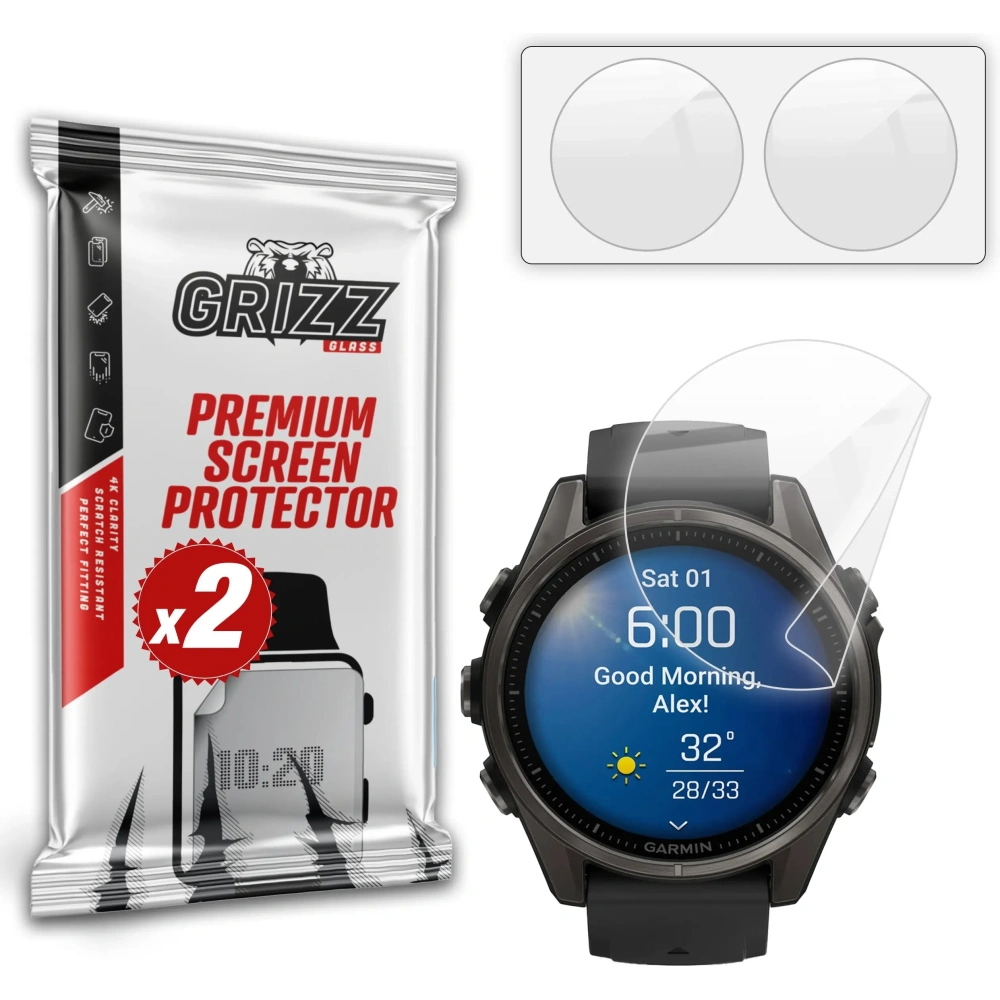 Hurtownia GSM - Fólie na displej GrizzGlass CeramicFilm pro Garmin Fenix 8 43mm - GRZ12910 - {ean13} - Hurt