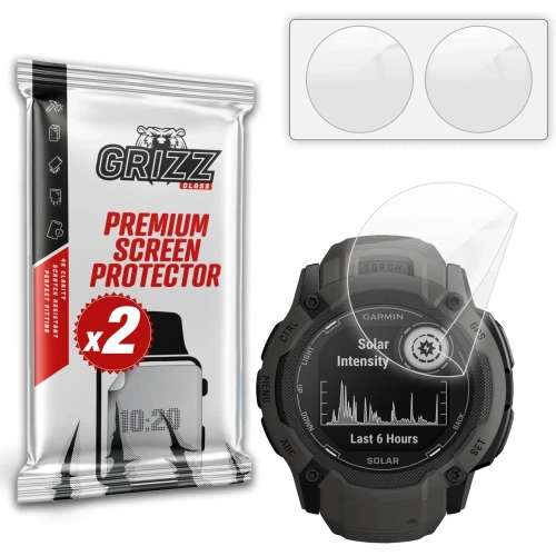 Folia ceramiczna GrizzGlass CeramicFilm do Garmin Instinct 2X 50mm