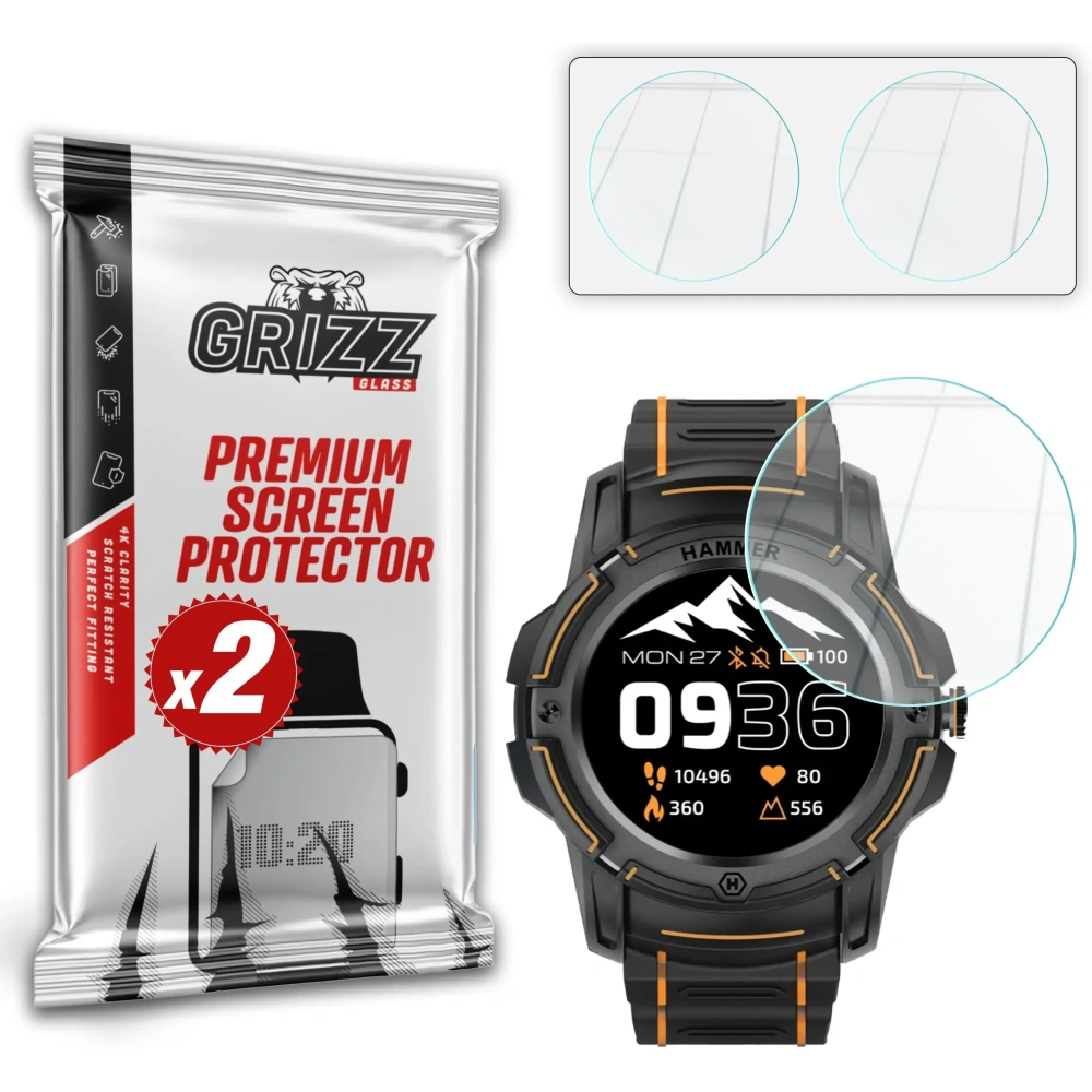 Wholesale GrizzGlass HybridGlass Hammer Watch Plus - GRZ12935 - {ean13} - Hurt