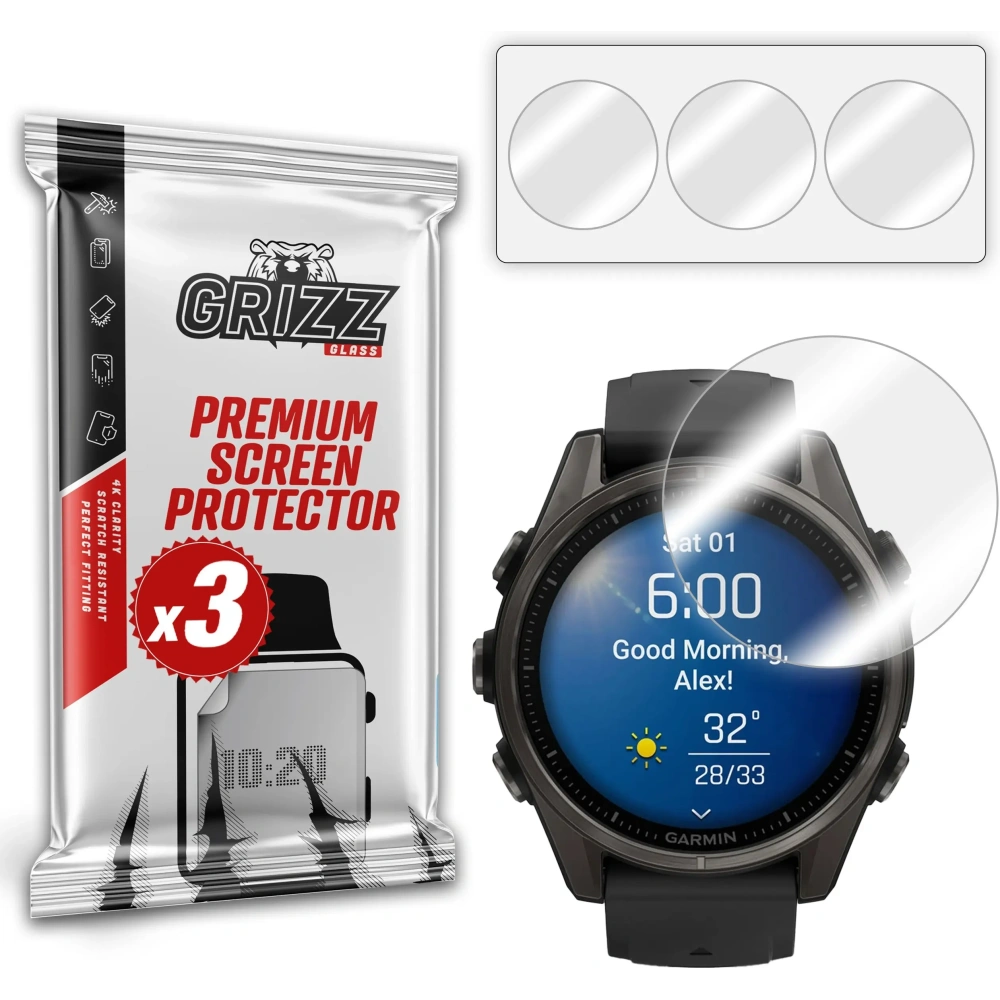 Wholesale GrizzGlass Hydrofilm Garmin Fenix 8 43mm - GRZ12966 - {ean13} - Hurt