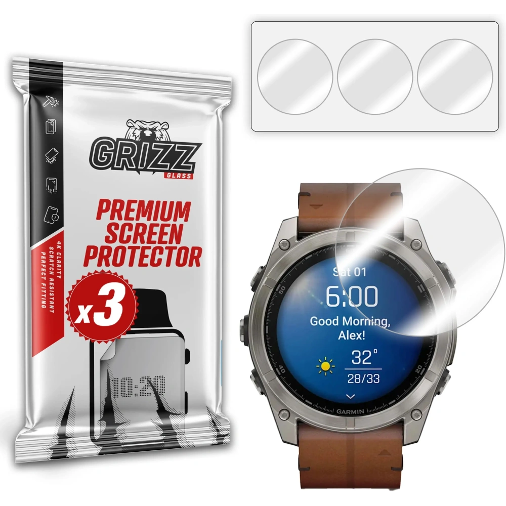 Hurtownia GSM - Folia hydrożelowa GrizzGlass Hydrofilm do Garmin Fenix 8 51mm - GRZ12968 - {ean13} - Hurt