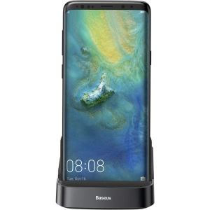 Hurtownia GSM - Stacja dokująca, HUB USB-C Baseus Mate Docking do smartfonów Huawei i Samsung, 15W (czarna) - BSU1433BLK - {ean13} - Hurt