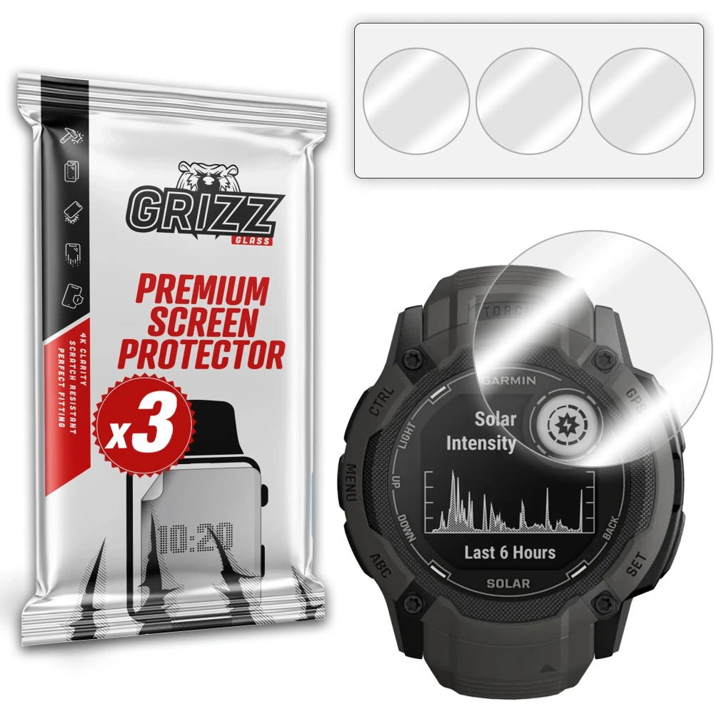 Hurtownia GSM - Folia hydrożelowa GrizzGlass Hydrofilm do Garmin Instinct 2X 50mm - GRZ12982 - {ean13} - Hurt
