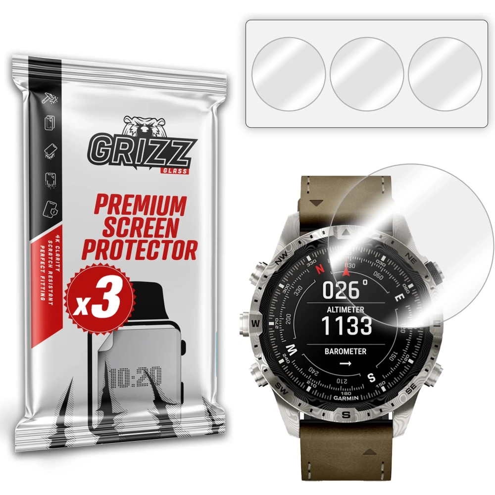 Hurtownia GSM - Fólie hydrogelová GrizzGlass Hydrofilm pro Garmin MARQ gen. 2 - GRZ12989 - {ean13} - Hurt