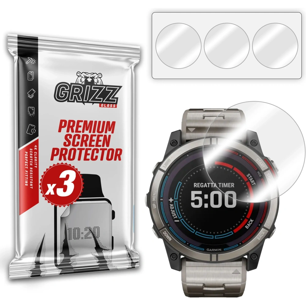 Hurtownia GSM - Folia hydrogelová GrizzGlass Hydrofilm pro Garmin quatix 7X 51mm - GRZ12992 - {ean13} - Hurt