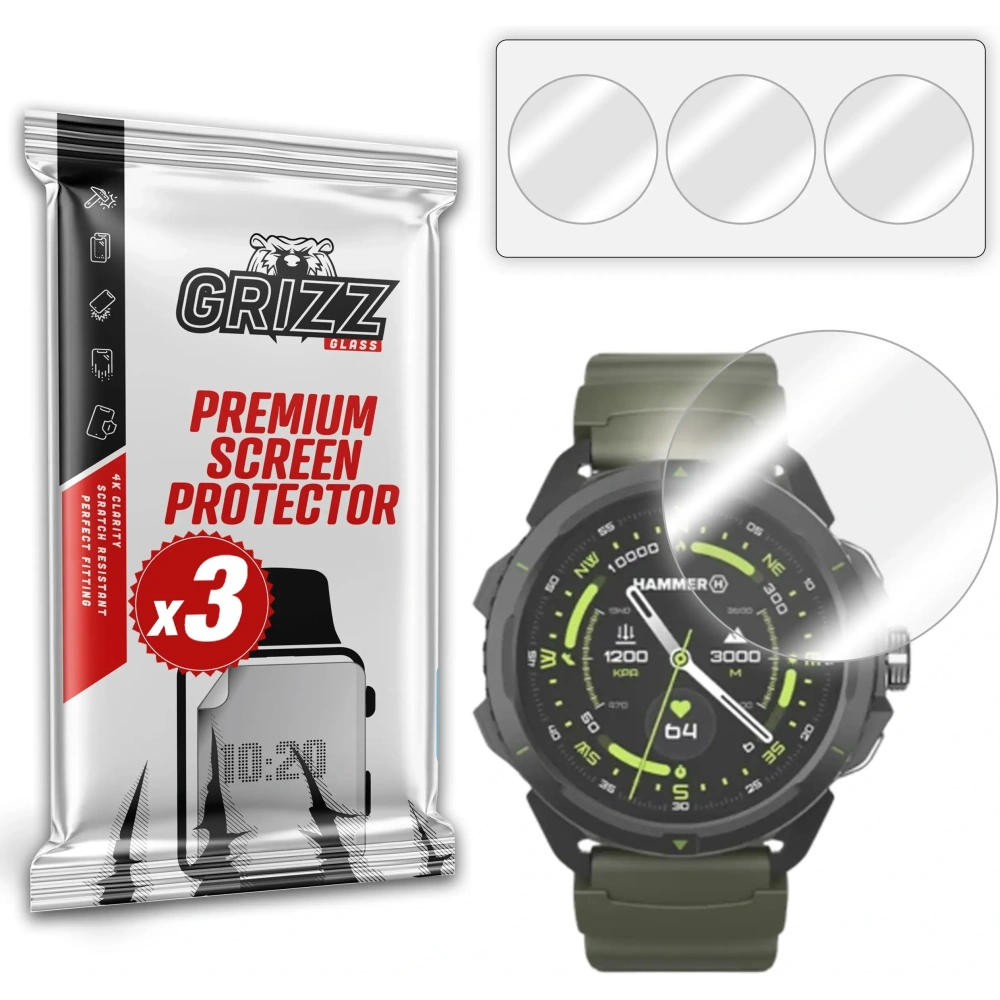Hurtownia GSM - GrizzGlass Hydrofilm Hammer Óra 2 Katonai Kiadás - GRZ13004 - {ean13} - Hurt