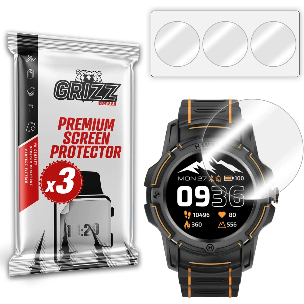 Hurtownia GSM - GrizzGlass Hydrofilm Hammer Uhr Plus - GRZ13007 - {ean13} - Hurt