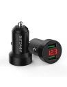 Hurtownia GSM - Ładowarka samochodowa Blitzwolf BW-SD6, 24W, QC3.0, Dual USB (czarna) - BLZ215BLK - {ean13} - Hurt