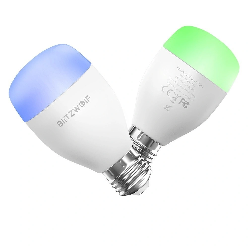 Hurtownia GSM - Inteligentna żarówka RGB Blitzwolf BW-LT27, WiFi, E27 - BLZ216 - {ean13} - Hurt
