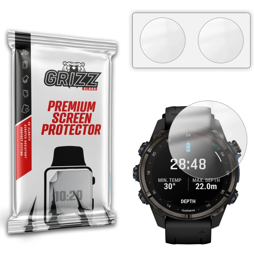 Wholesale GrizzGlass PaperScreen Garmin Descent Mk3 43mm - GRZ13018 - {ean13} - Hurt