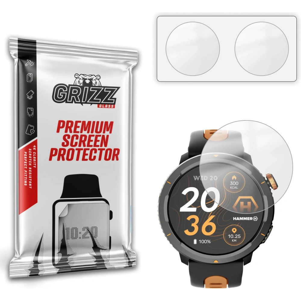 Hurtownia GSM - GrizzGlass Papírfelület Kalapács Óra 2 Lite - GRZ13039 - {ean13} - Hurt