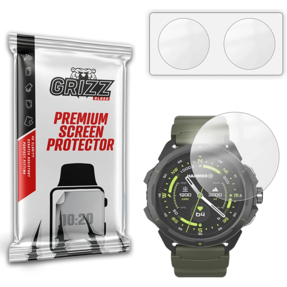 Hurtownia GSM - Folia matowa GrizzGlass PaperScreen do Hammer Watch 2 Military Edition - GRZ13040 - {ean13} - Hurt