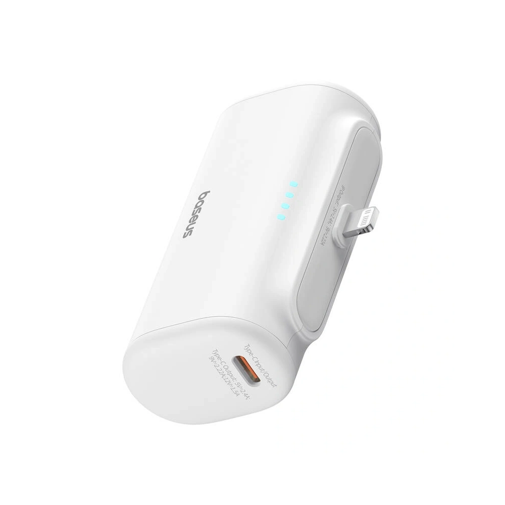 Hurtownia GSM - Powerbank OS-Baseus Compact IP 5000mAh 20W (bílý) - BSU8922 - {ean13} - Hurt