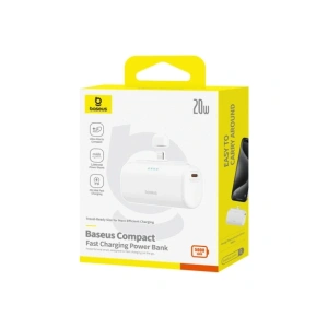 Hurtownia GSM - Powerbank OS-Baseus Compact IP 5000mAh 20W (bílý) - BSU8922 - {ean13} - Hurt