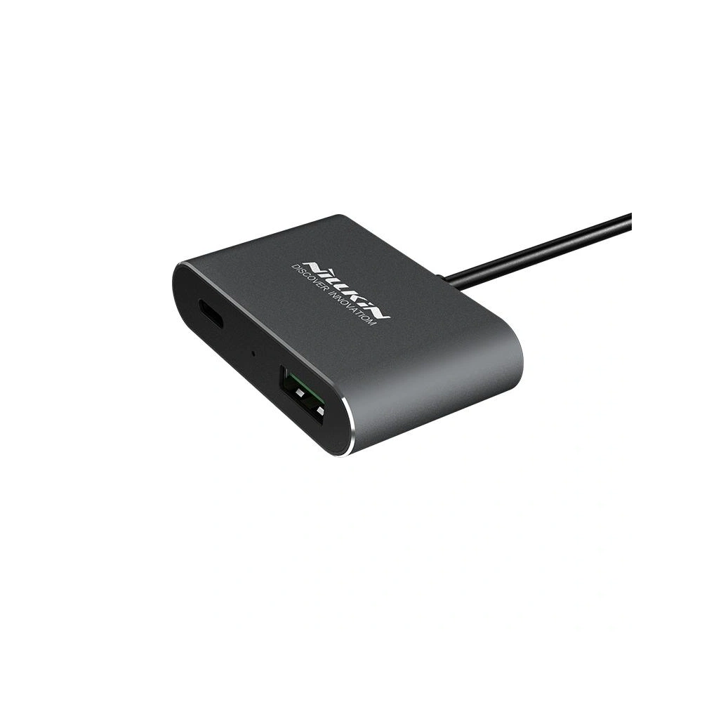Hurtownia GSM - Ładowarka samochodowa z rozdzielaczem Nillkin Powershare 2xUSB-A + USB-A, USB-C - NLK1666 - {ean13} - Hurt