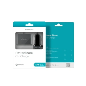 Hurtownia GSM - Autonabíječka s rozbočovačem Nillkin Powershare 2xUSB-A + USB-A, USB-C - NLK1666 - {ean13} - Hurt