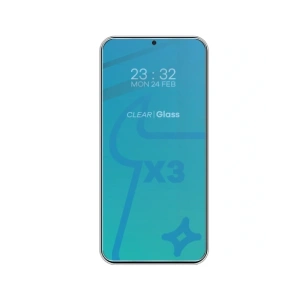 Hurtownia GSM - BIZON Clear 2 Csomag 3x edzett üveg + 1x lencsevédő Samsung Galaxy S24+ Plus - BIZ8254 - {ean13} - Hurt