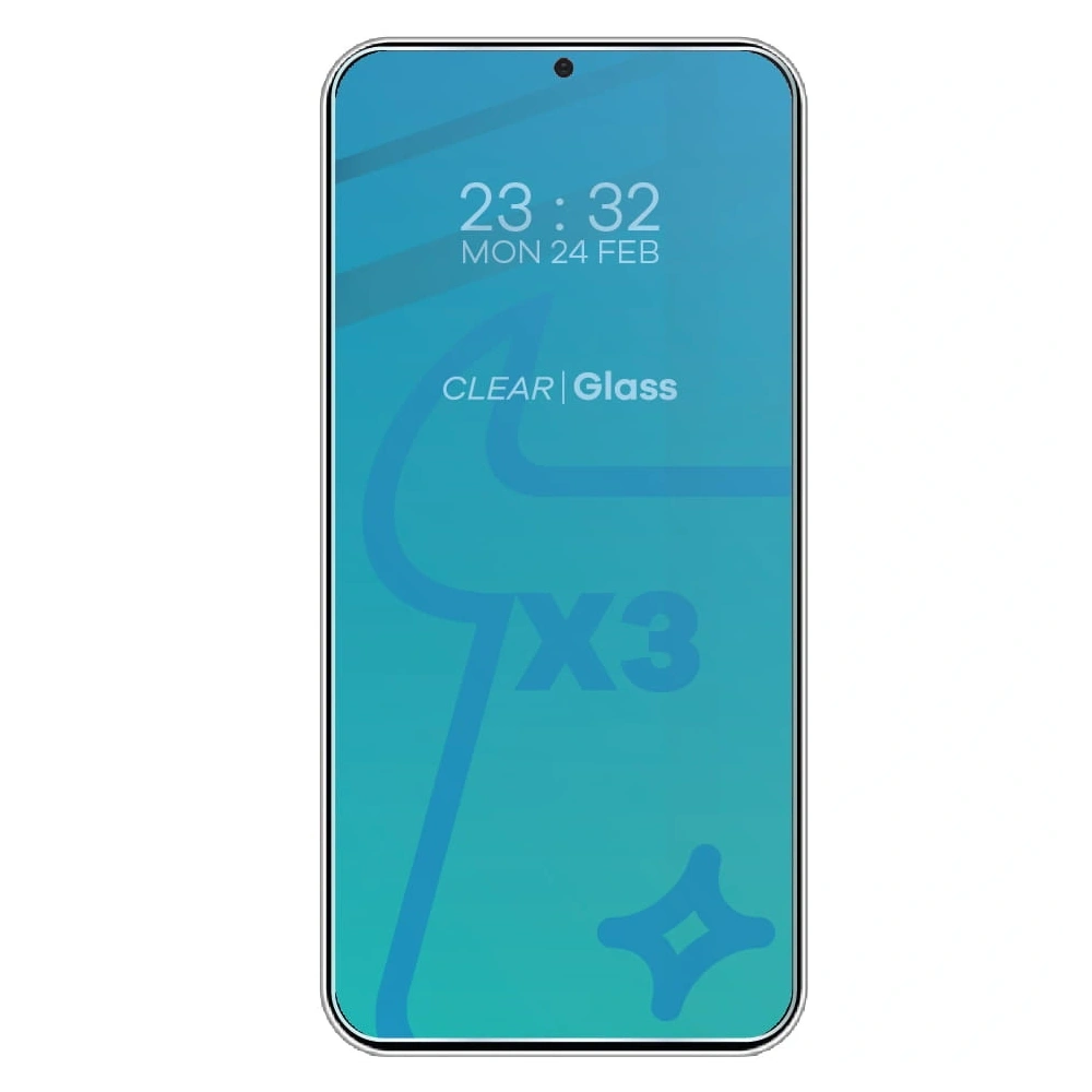 Wholesale BIZON Clear 2 Pack 3x tempered glass + 1x lens protection Samsung Galaxy S24+ Plus - BIZ8254 - {ean13} - Hurt