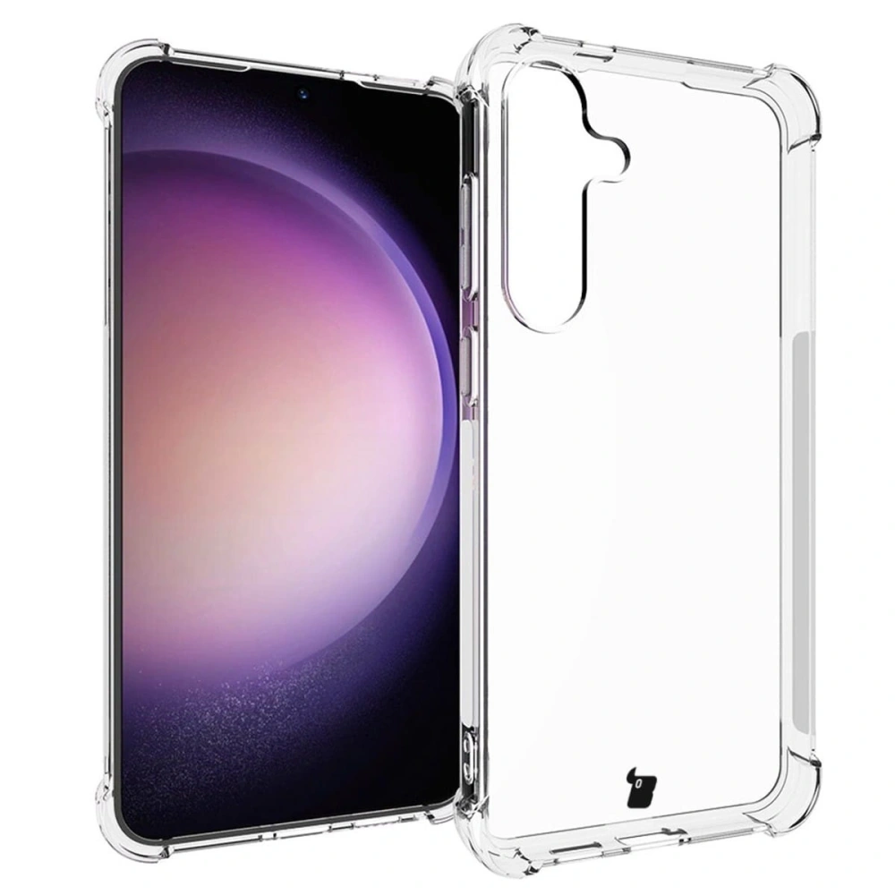 Hurtownia GSM - Bizon Case Clear Pack Hülle + 2x gehärtetes Glas + Linsenschutz Samsung Galaxy S24+ Plus klar - BIZ8256 - {ean13} - Hurt