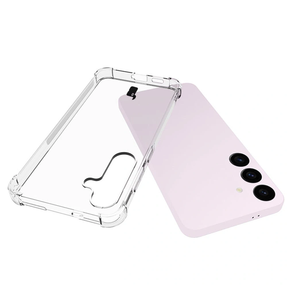 Hurtownia GSM - Bizon Case Clear Pack Hülle + 2x gehärtetes Glas + Linsenschutz Samsung Galaxy S24+ Plus klar - BIZ8256 - {ean13} - Hurt