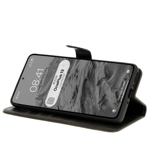 Etui z klapką Bizon Case Pocket do OnePlus 13 czarne