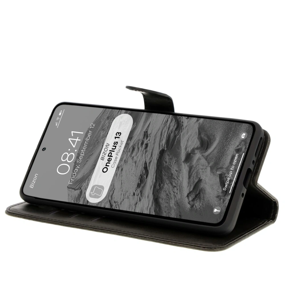 Hurtownia GSM - Bizon tok Pocket OnePlus 13 fekete - BIZ8257 - {ean13} - Hurt
