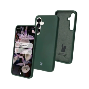 Hurtownia GSM - Caz moale Bizon Samsung Galaxy S25 verde închis - BIZ8260 - {ean13} - Hurt