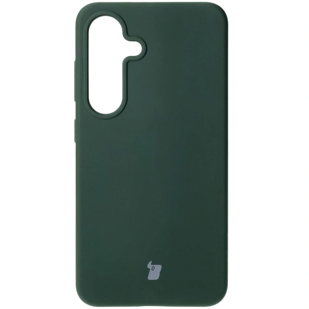 Hurtownia GSM - Caz moale Bizon Samsung Galaxy S25 verde închis - BIZ8260 - {ean13} - Hurt