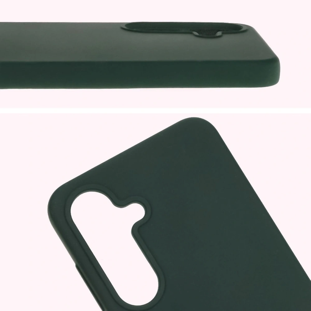 Hurtownia GSM - Caz moale Bizon Samsung Galaxy S25 verde închis - BIZ8260 - {ean13} - Hurt