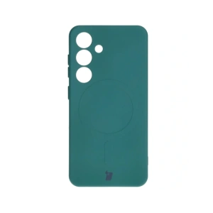 Hurtownia GSM - Bizon Caz Silică Magnetic Samsung Galaxy S25 / Galaxy S24 verde închis - BIZ8261 - {ean13} - Hurt
