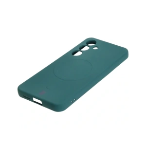 Hurtownia GSM - Bizon Caz Silică Magnetic Samsung Galaxy S25 / Galaxy S24 verde închis - BIZ8261 - {ean13} - Hurt