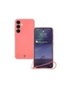 Bizon Case Silicone Magnetic Samsung Galaxy S25+ Plus / S24+ Plus roz murdar
