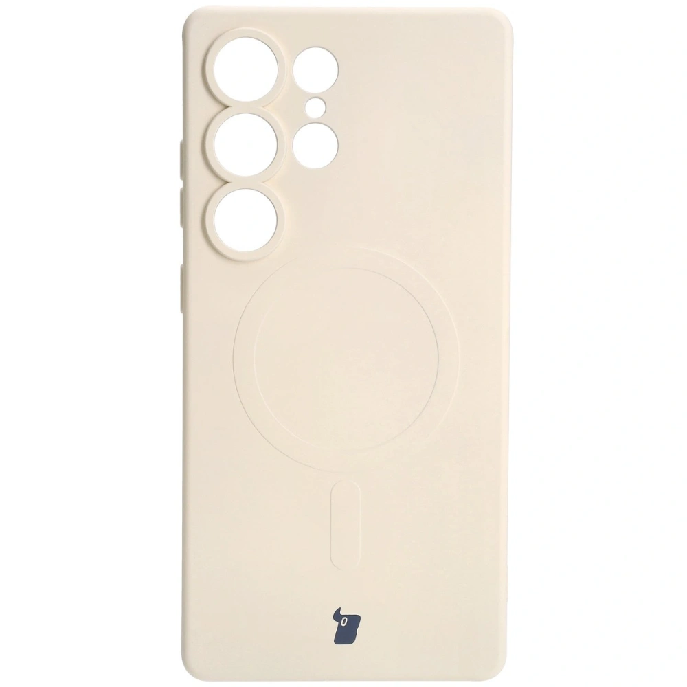 Hurtownia GSM - Bizon Case Silicone Magnetic Samsung Galaxy S25 Ultra bézs - BIZ8266 - {ean13} - Hurt